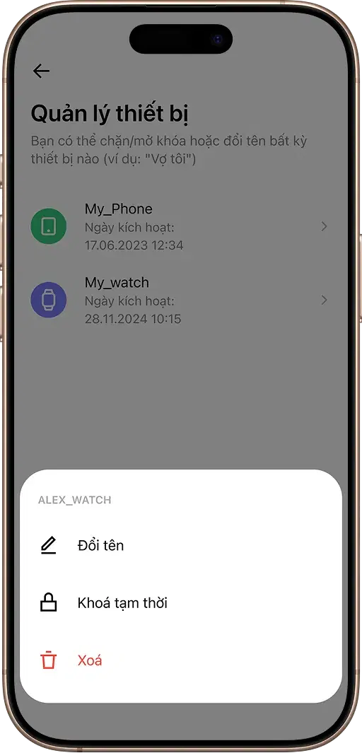 Mobile app